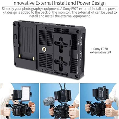 FEELWORLD F5 Pro V3 5,5-инчов рефлексен Фотоапарат Поле монитор със сензорен екран, 3D LUT Full HD 1920x1152 IPS