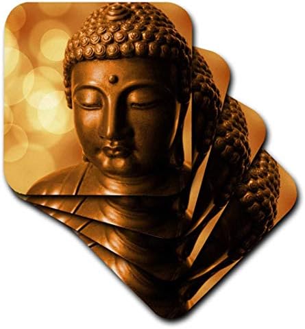 Поставка за керамични плочки със символа на Буда във формата на 3D розово-златисто Азия, цветни