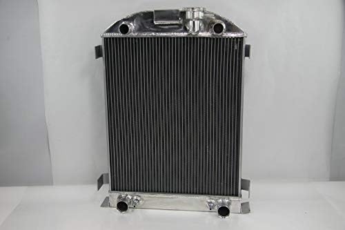 Изцяло алуминиев радиатор за: ДВИГАТЕЛЯ на FORD FLATHEAD с плоска глава 1937 1938 37 38 Височина = 25,5