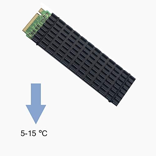 Охладител за радиатори PCIe SSD NVMe M. 2 с термопакетом (2 опаковки)