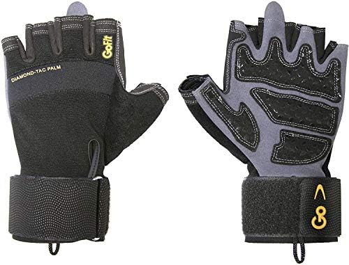 Ръкавица за увиване на китките GoFit Diamond-Так - Мека, Гъвкава, Поддържаща Ръкавица за фитнес и cd-диск за тренировки
