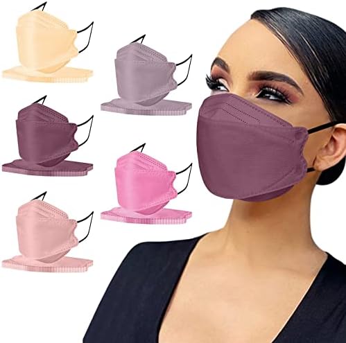 YUANJULI 50/100 опаковка, маска за лице KF94 за възрастни, 4-слойная маска за еднократна употреба на 3D формата