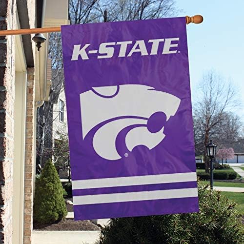 Официалният банер на щата Канзас дивите котки NCAA 44 инча x 28 см Party Animal