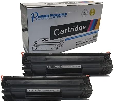 Съвместима тонер касета за HP 85A CE285A, съвместим с MFP 1102w Pro P1102w M1212nf P1109w M1210 P1102w (черен, 2