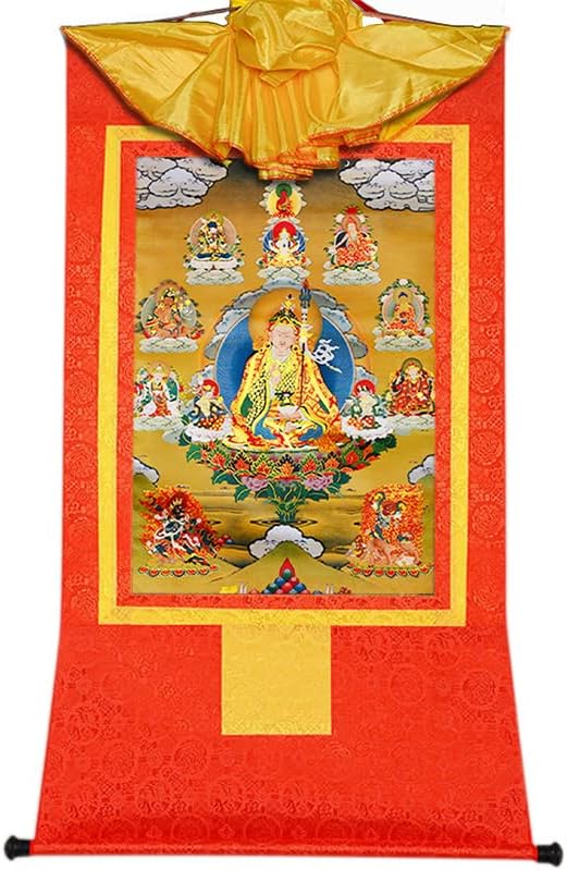 Тибетское изкуство Тханка Гандханра, Осем форми, Докато, Гуру Ринпоче, който е Роден в Лотосе, Падмакара, Будистка