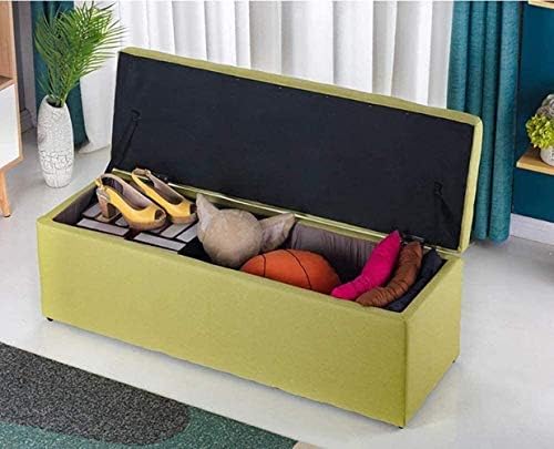 Стилен стол Simplicity, Квадратна Дървена Пейка за багаж, Поставка за крака във формата на куб, Седалка Kidtoyclothestoragebox,