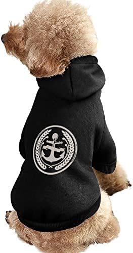 Дрехи за кучета с Логото на Котвата, Зимни Блузи за Домашни Любимци, Меки и Топли Блузи за Малки до Средни Кучета