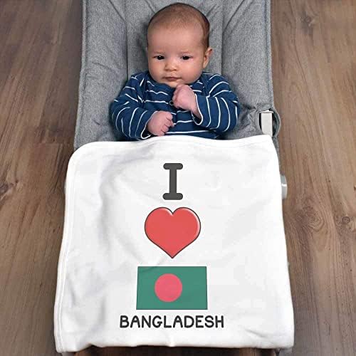 Детско Памучно одеало /Шал Azeeda I Love Bangladesh (BY00025462)