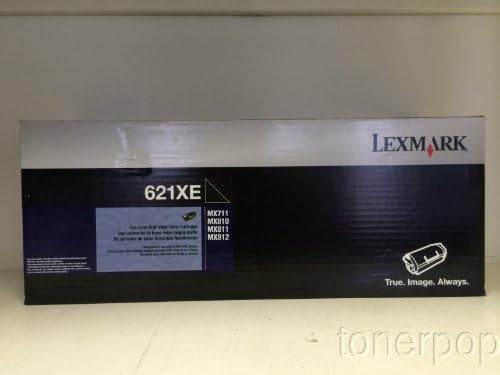 Тонер касета Unison с пускането на 45 000 страници за принтери на Lexmark, Черен (62D1X0E)