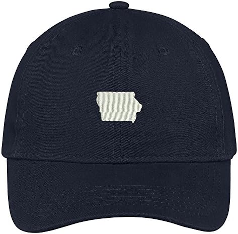 Моден Магазин за дрехи Карта на щата Айова С Бродерия нисък профил бейзболна шапка от Мек памук С Пискюл