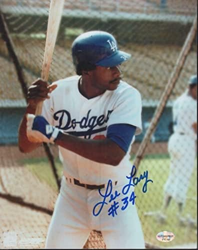 Дали Лейси Лос Анджелис Доджърс Подписа Снимка 8x10 с автограф W / Coa - Снимки на MLB с автограф